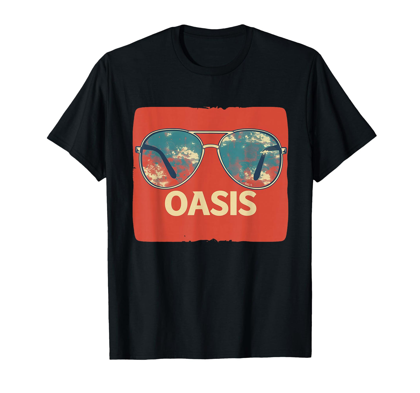 Vacation Sunglasses with cool Oasis Statement T-Shirt