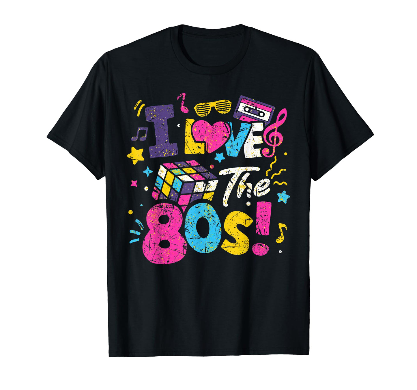 I Love The 80's Eighties Party Retro Costume T-Shirt