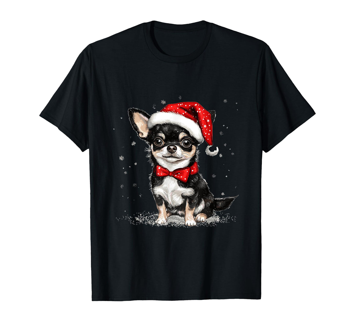 Cute Chihuahua Chiwawa dog Dog Christmas Merry X-mas Graphic T-Shirt