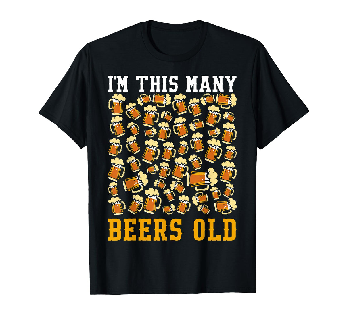 50 Year Old Birthday Gifts for Men Beer 50th Birthday Beer T-Shirt