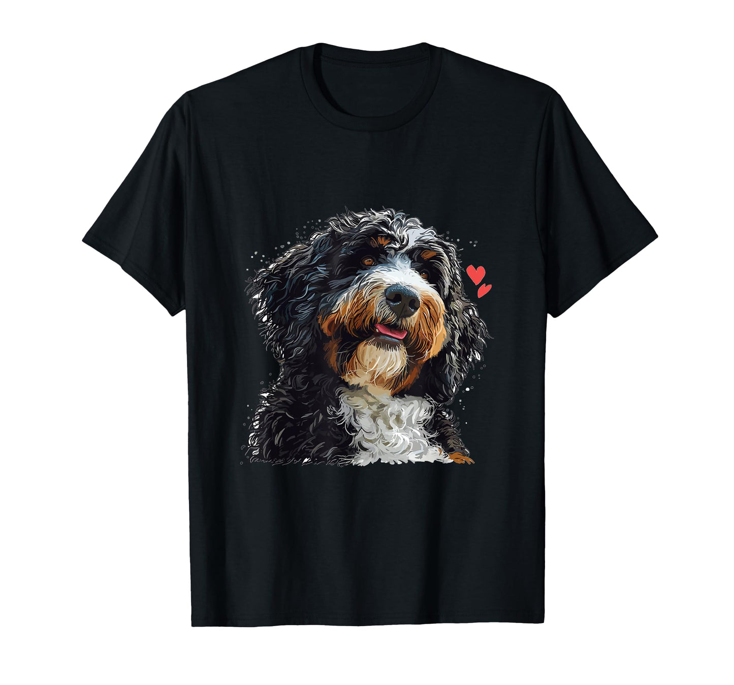 Bernedoodle Dog Breed Pet Cute Bernedoodle Graphic T-Shirt for Men Women Kids