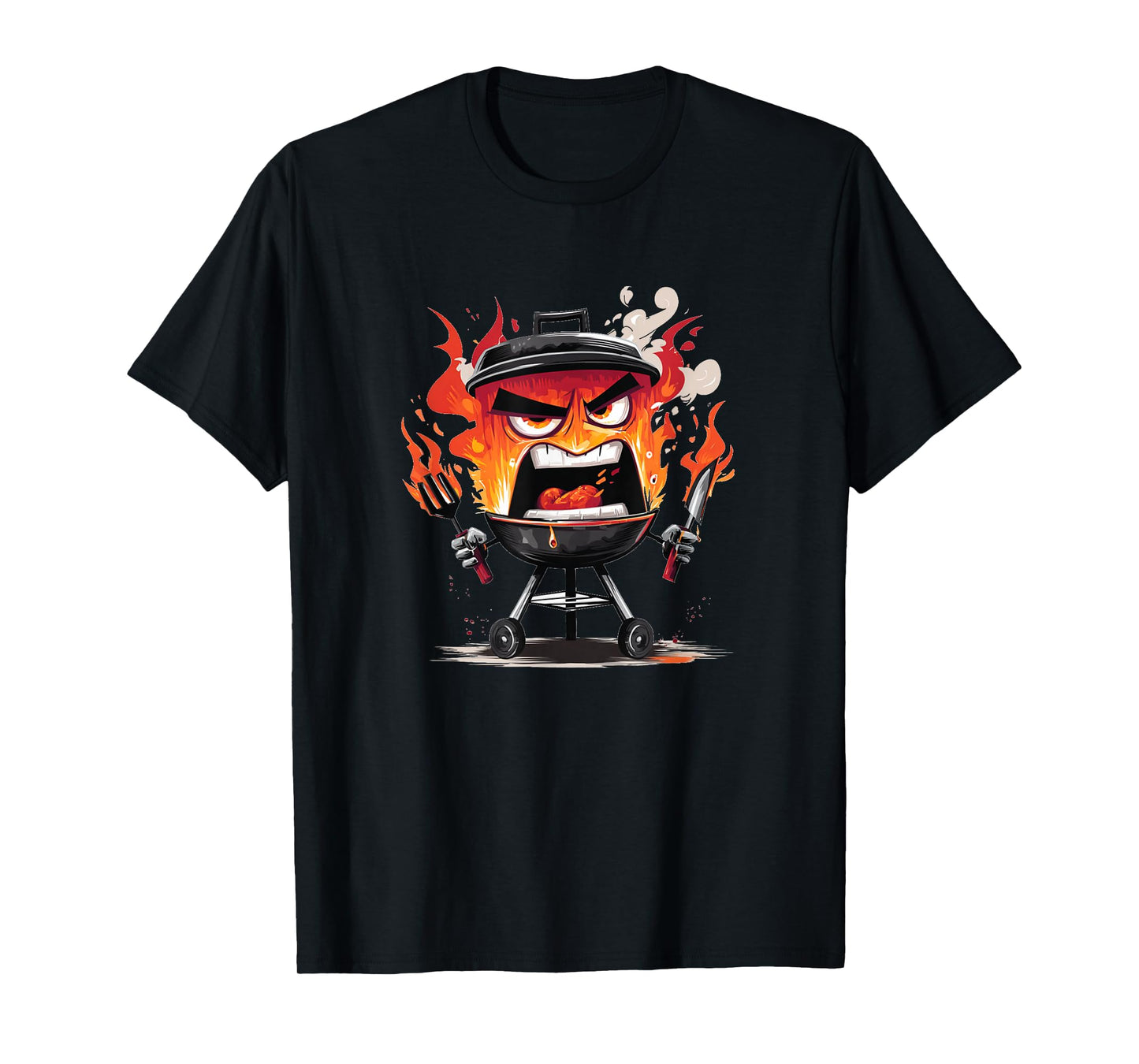 Fire Barbecue Costume for Grill and BBQ Lovers T-Shirt