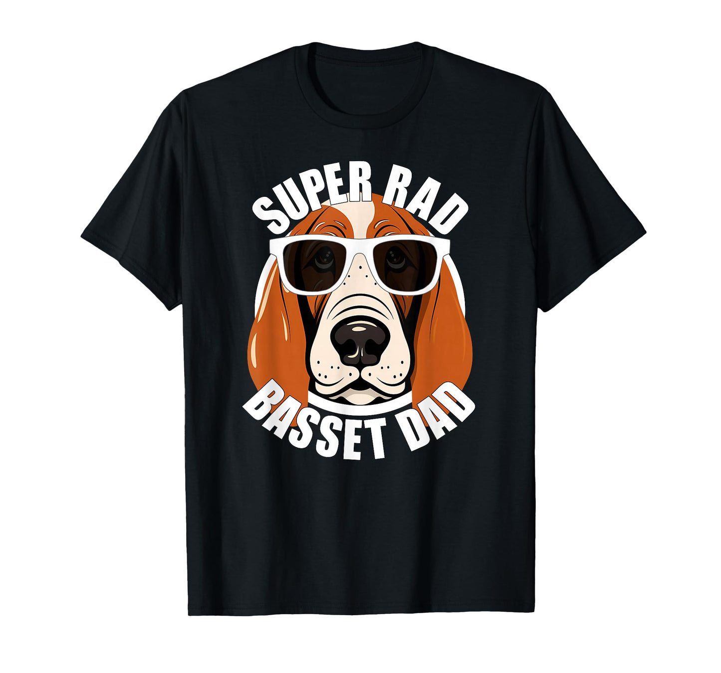 Basset Hound Dad Funny Father’s Day Men’s T-Shirt