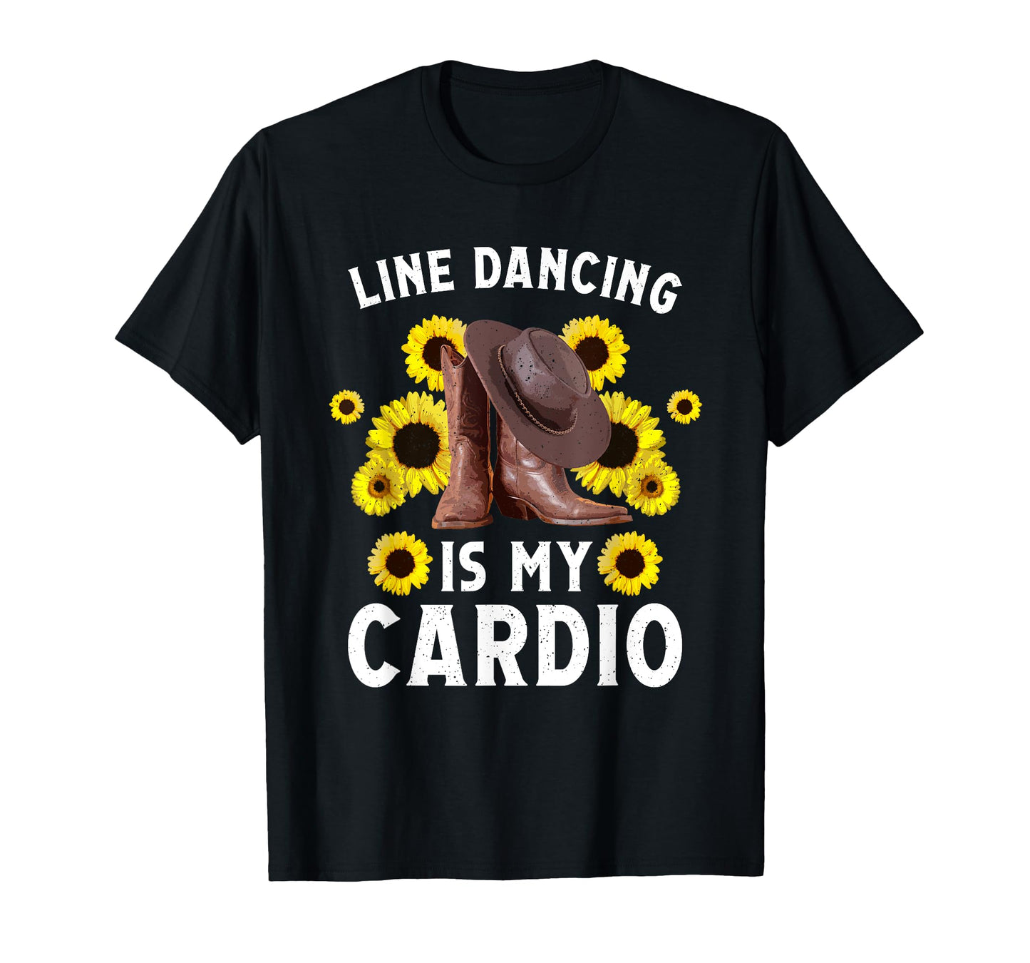 Funny Line Dancing Art For Women Men Line Dance Dancer T-Shirt