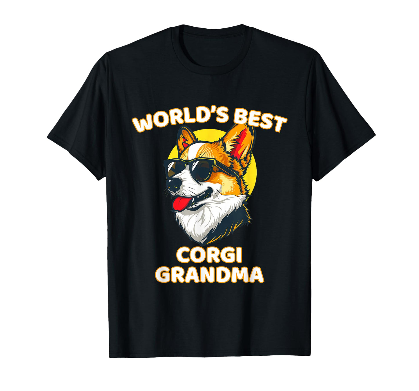Funny World's Best Corgi Grandma Nana T-Shirt