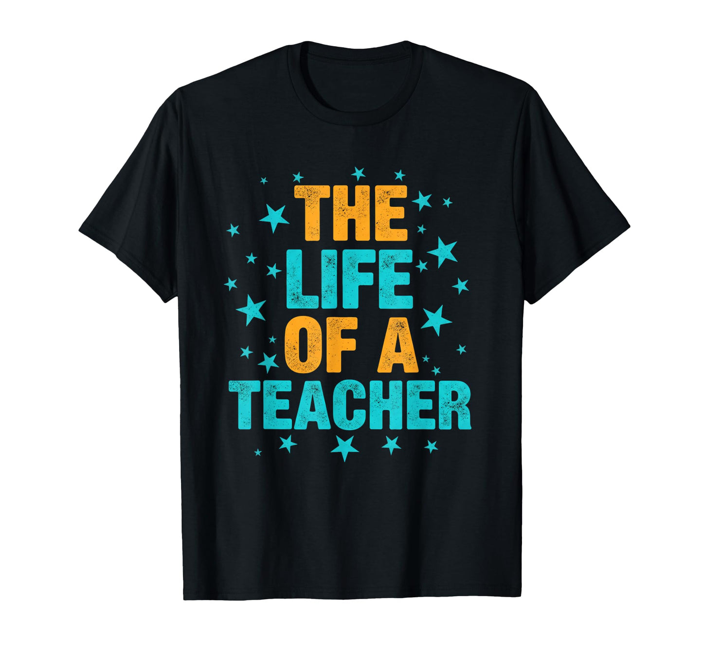 The Life of a Teacher Funny Retro Educator T-Shirt