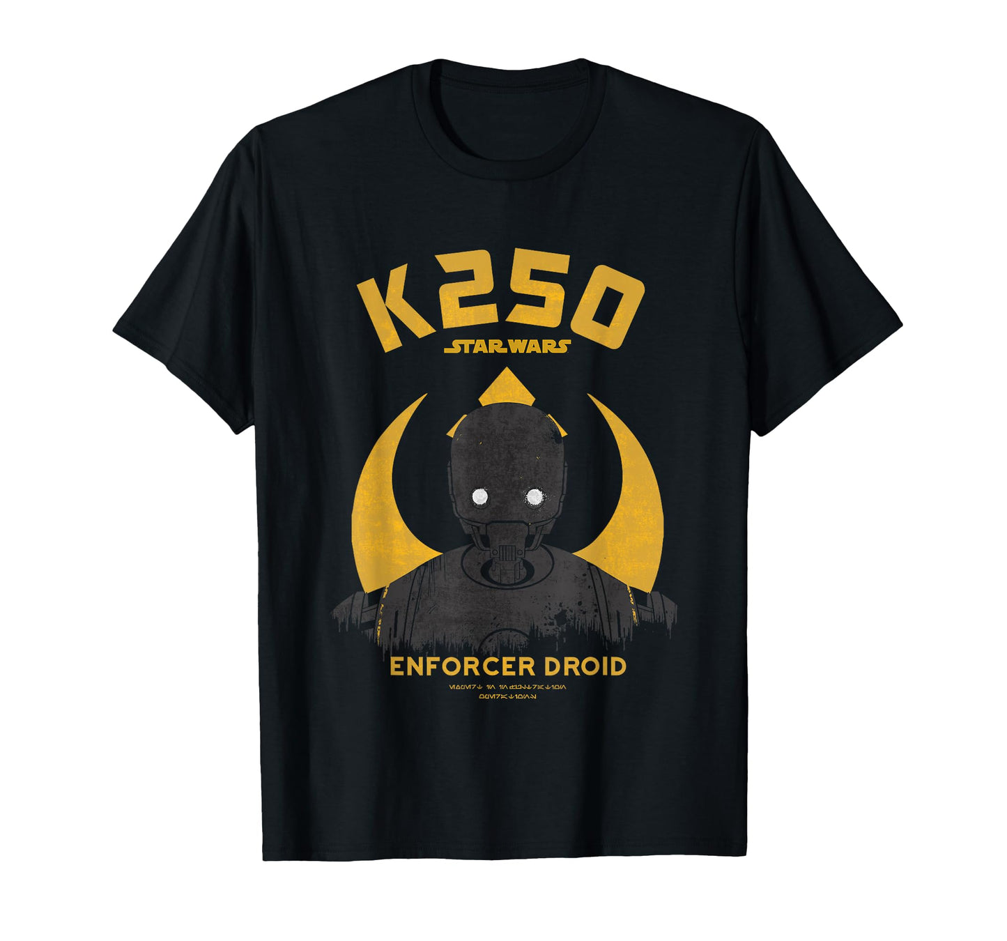 Star Wars Rogue One K250 Enforcer Droid Distressed T-Shirt