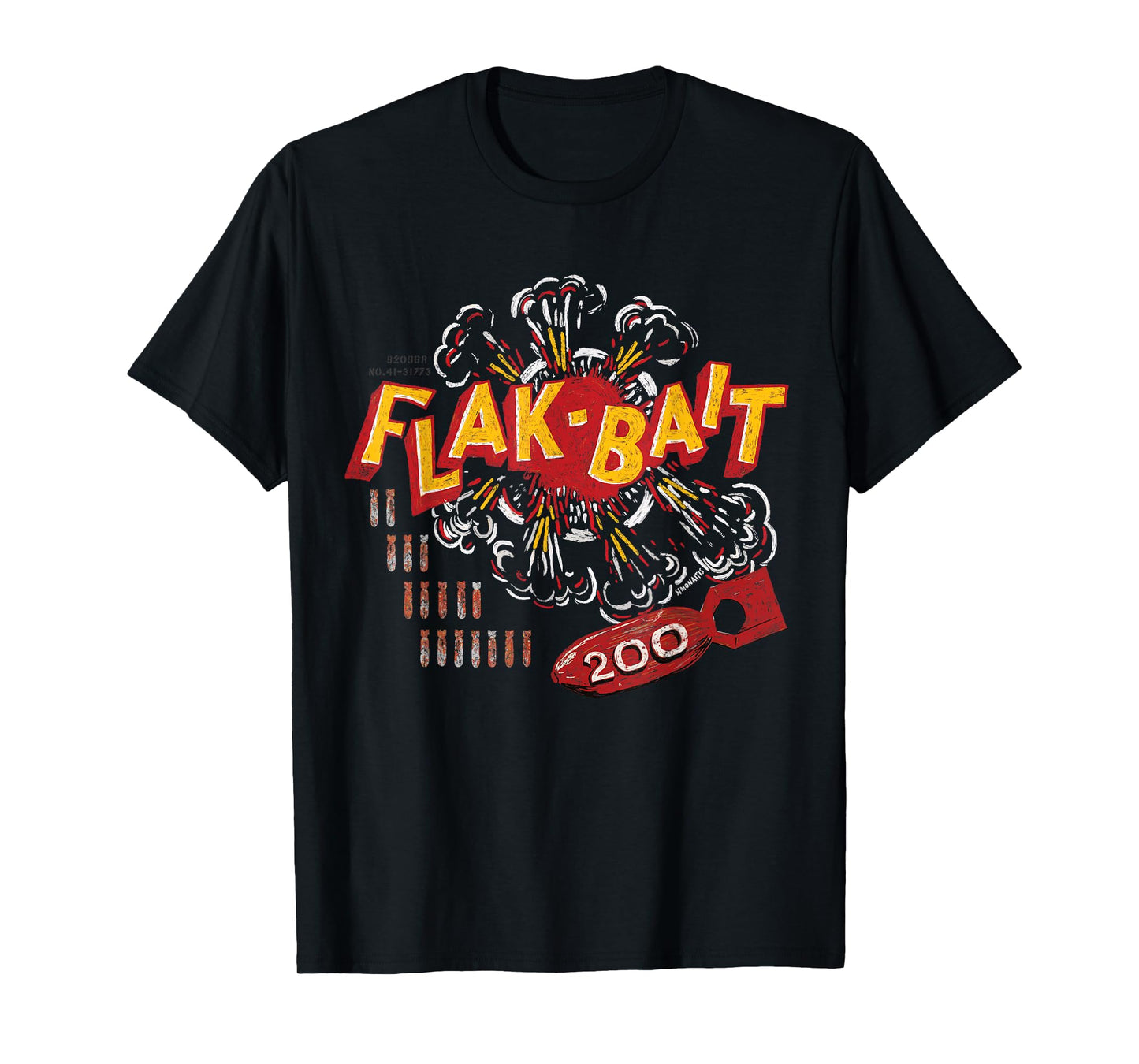 Flak-Bait | Martin B-26 Marauder WW2 Nose Art | Flak Bait T-Shirt