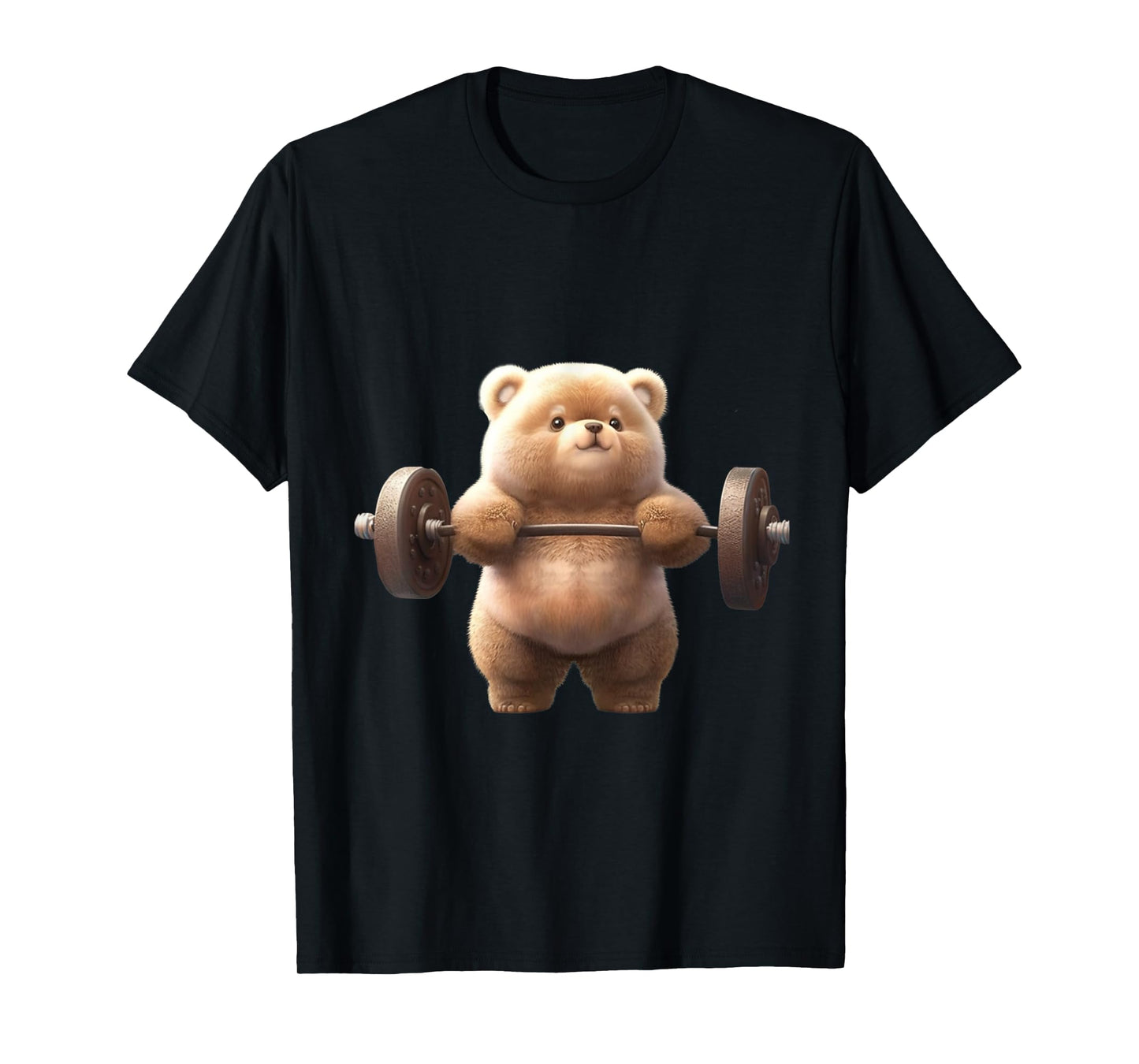 Bear Bodybuilder Weight Lifting Gym Workout Sports T-Shirt