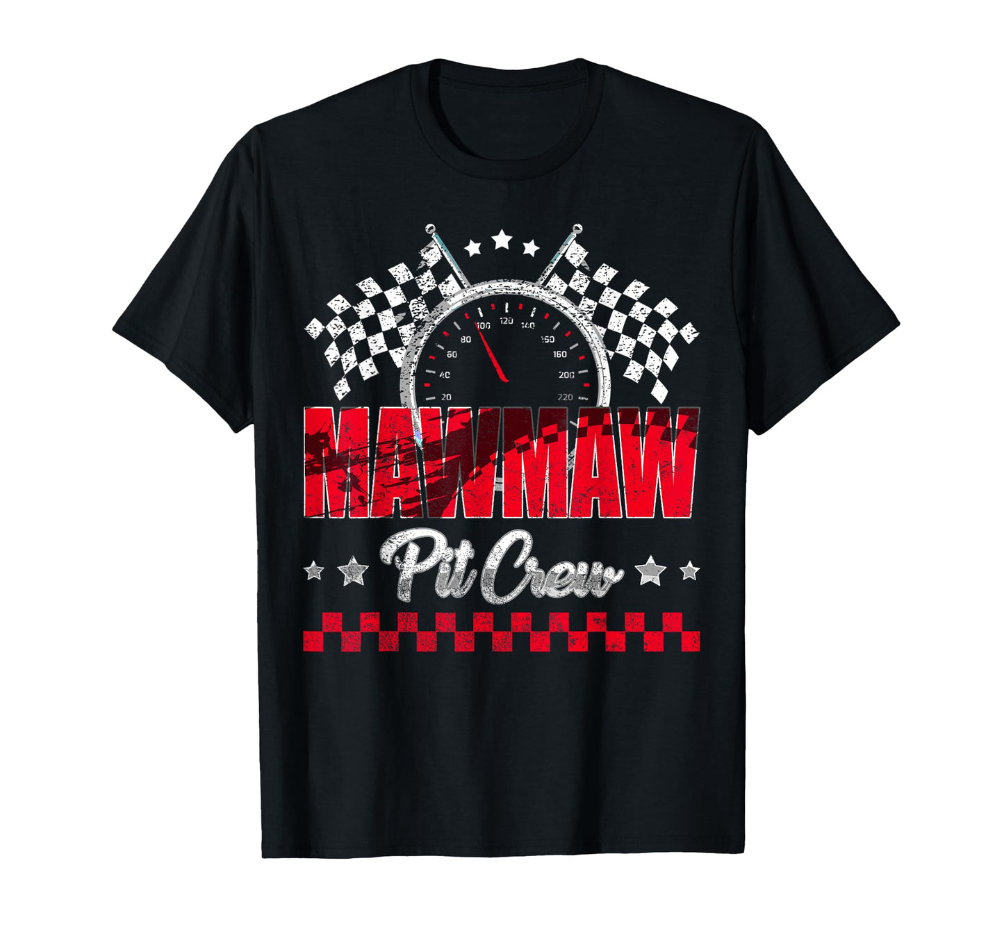 Race Car Birthday Party Racing Family Mawmaw Pit Crew T-Shirt