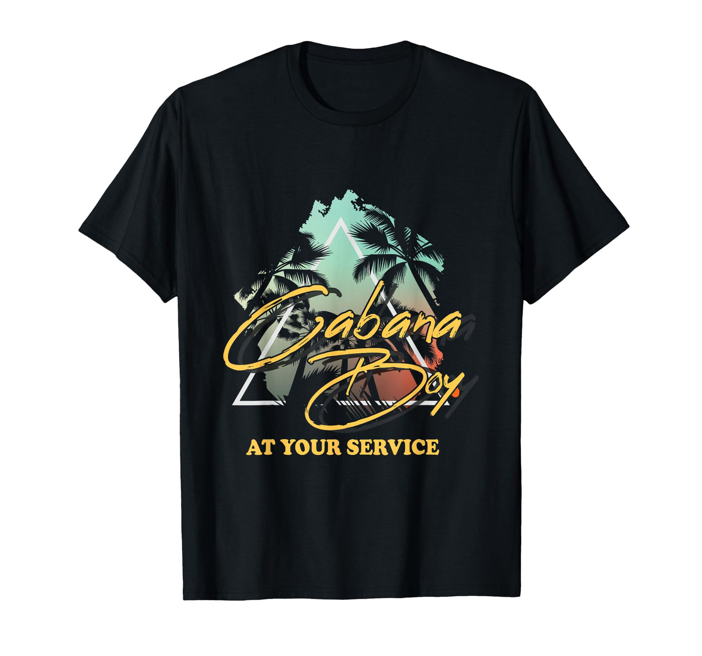 Cabana Boy at Your Service Travel Summer Party Funny T-Shirt
