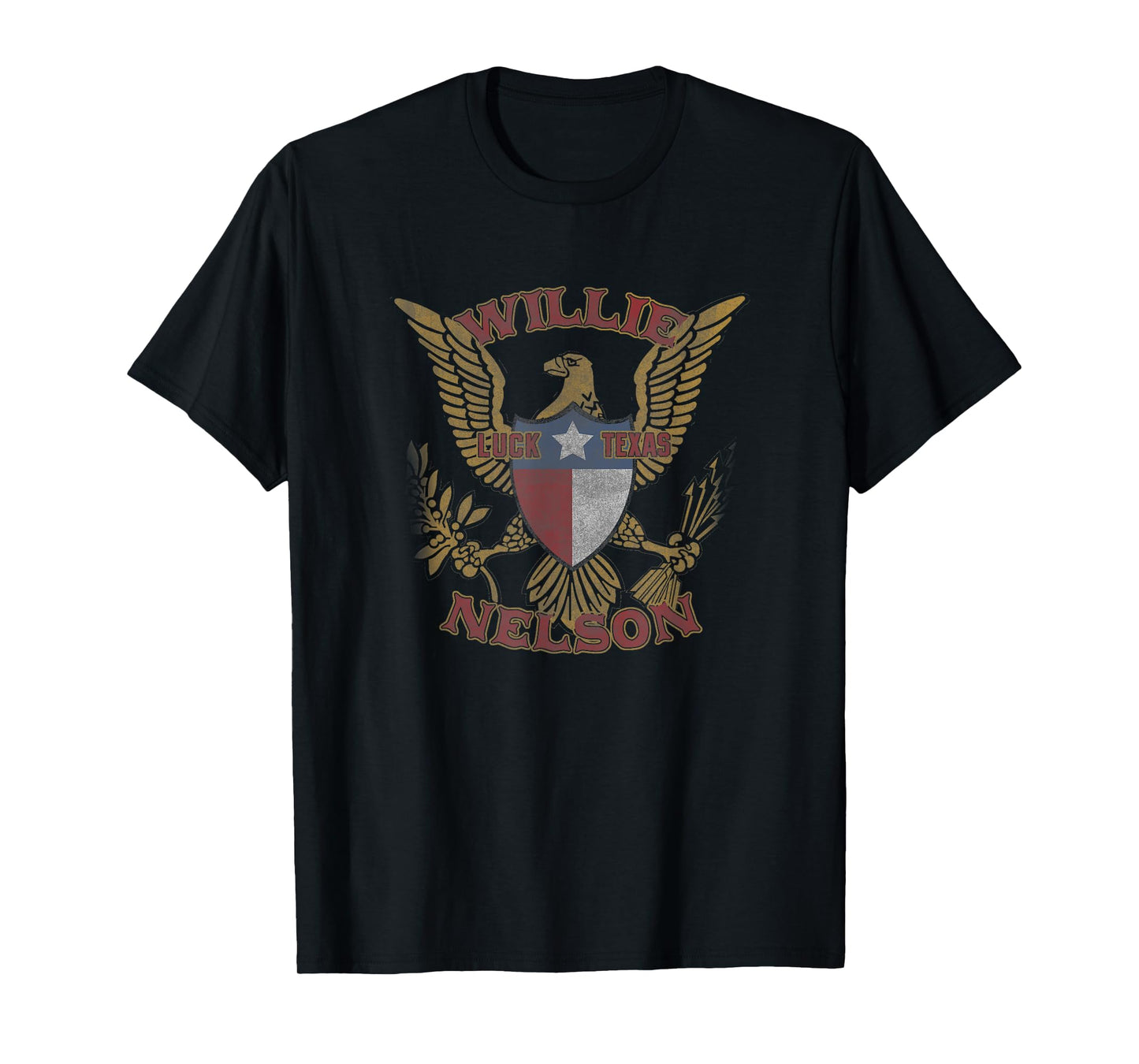 Official Willie Nelson Luck Texas T-Shirt