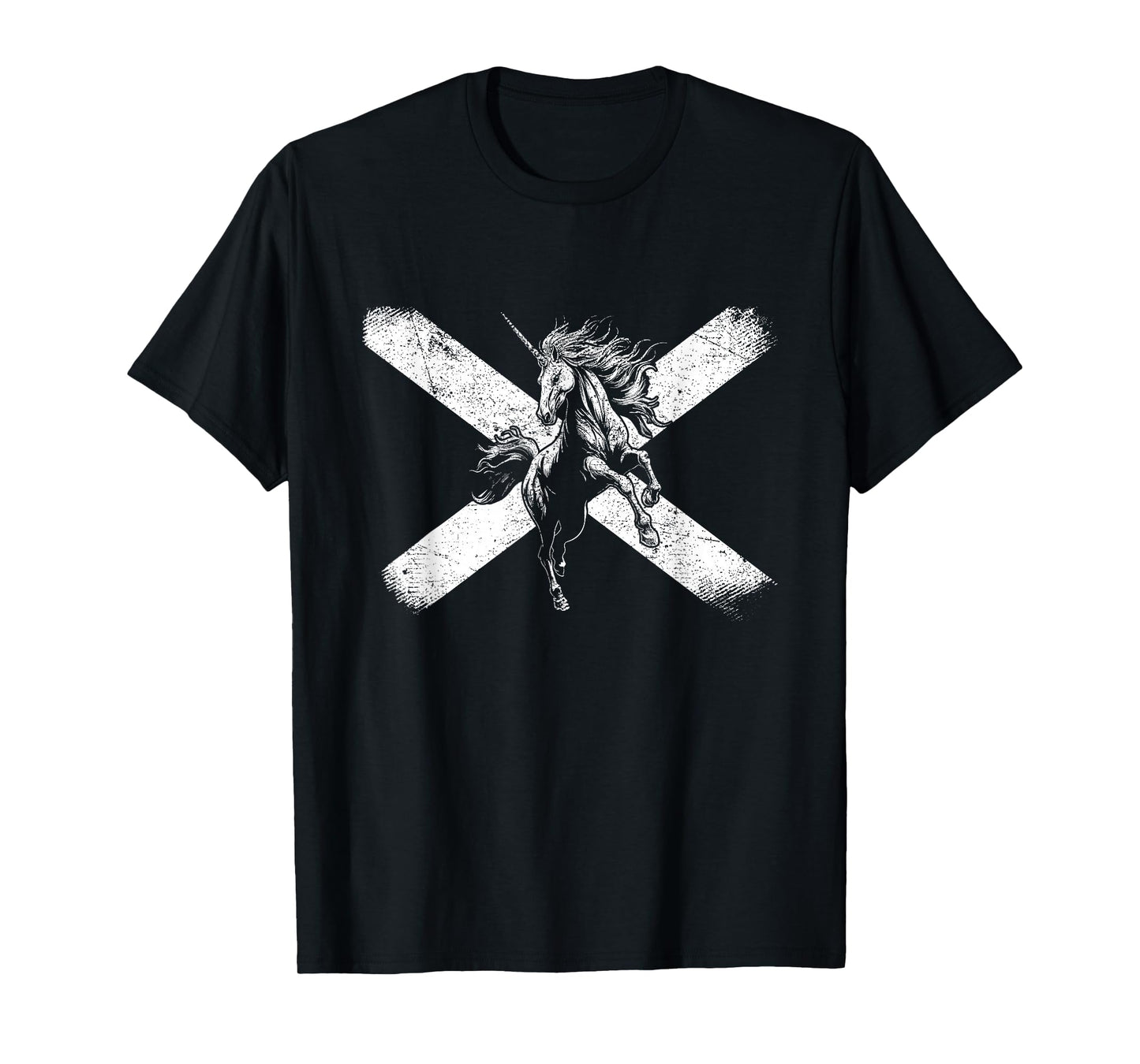 Scottish Flag Caledonian Unicorn Scot Scotsman Scotland T-Shirt