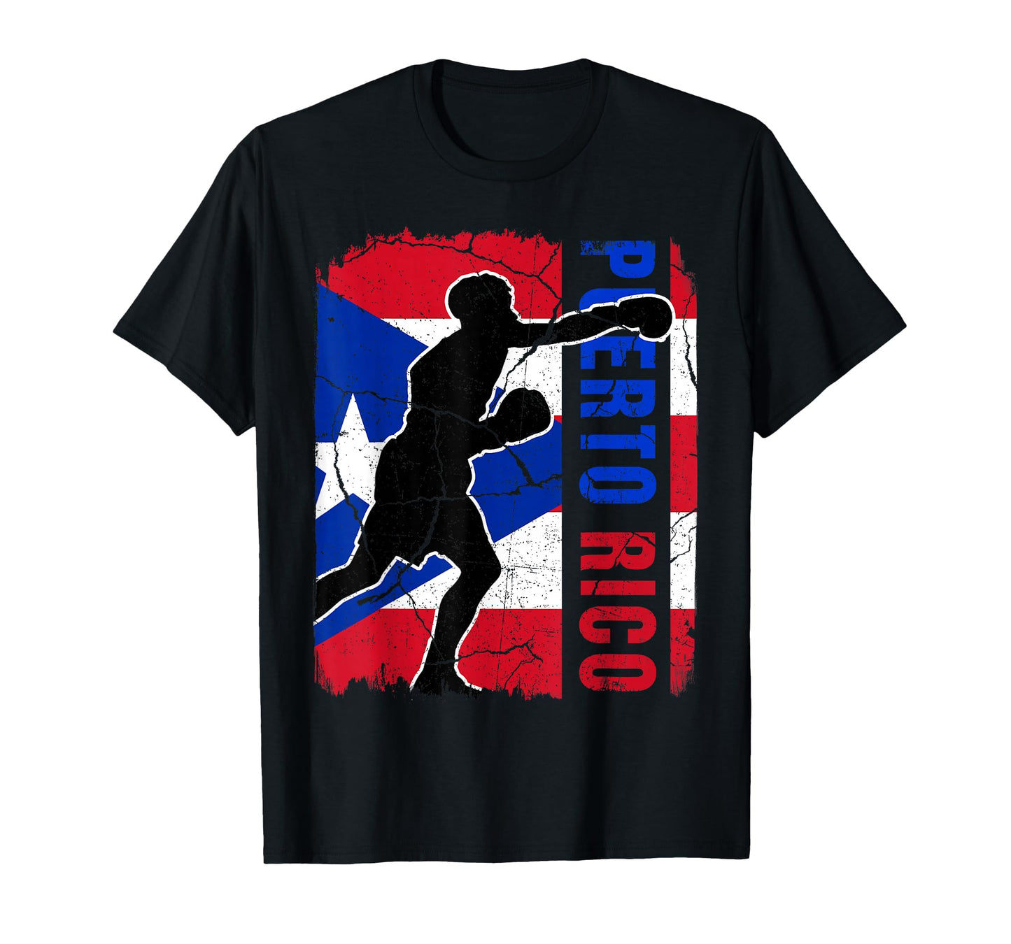Puerto Rican Boxing Team Puerto Rico Flag Boxing Gloves T-Shirt
