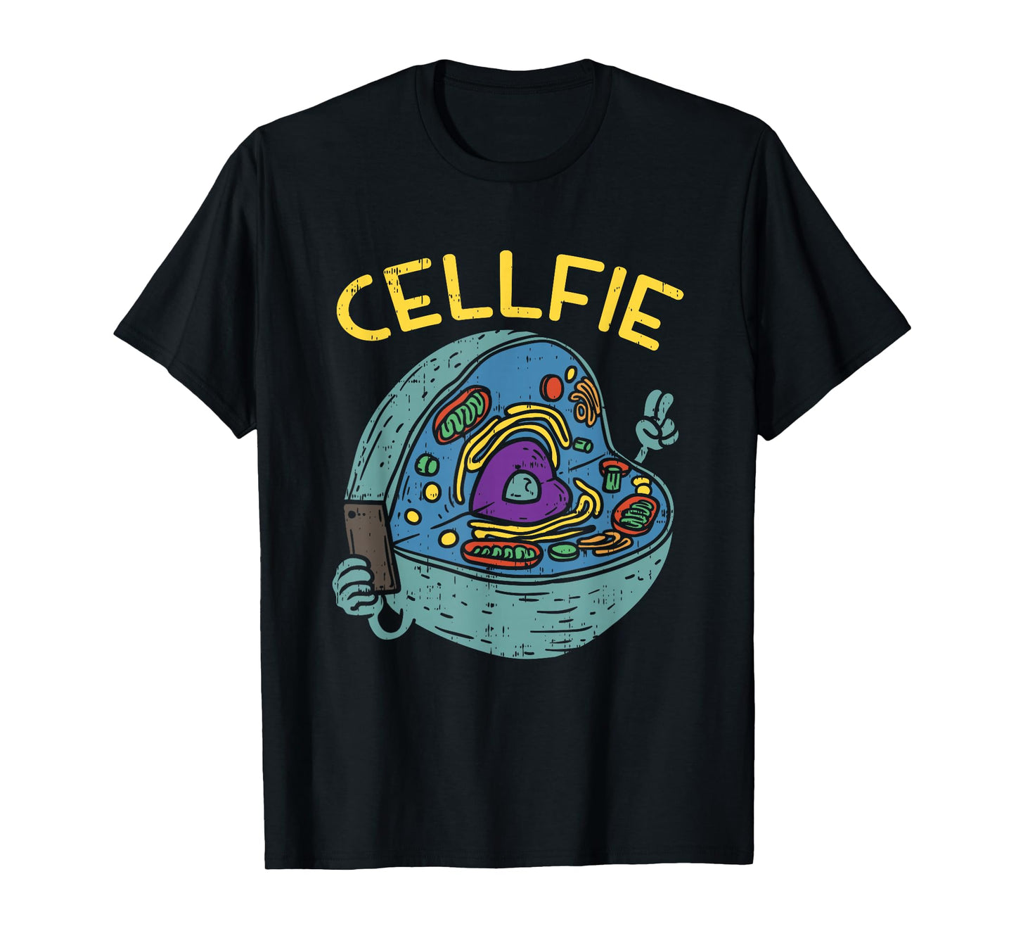 Cell Fie Funny Science Biology Teacher T Shirt T-Shirt
