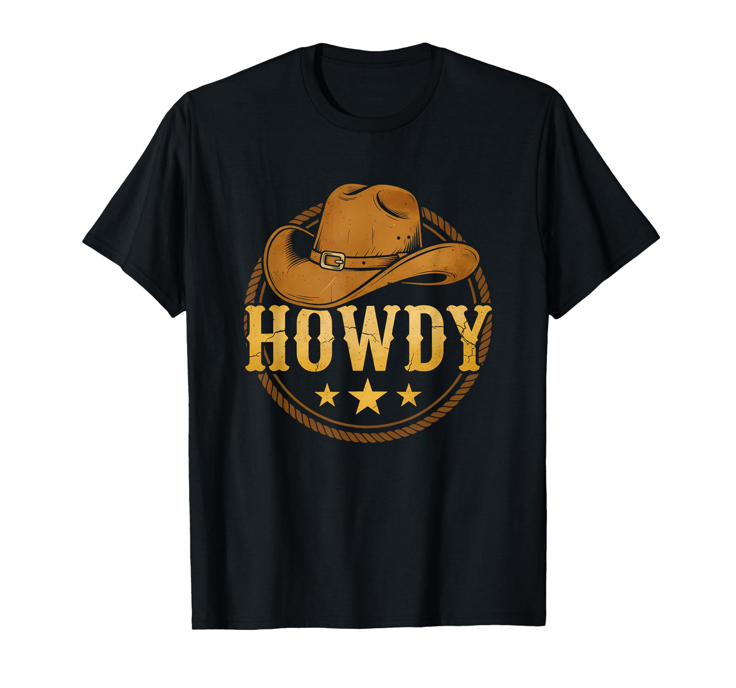 Cowboy Cowgirl Rodeo Hat Western Country Howdy T-Shirt