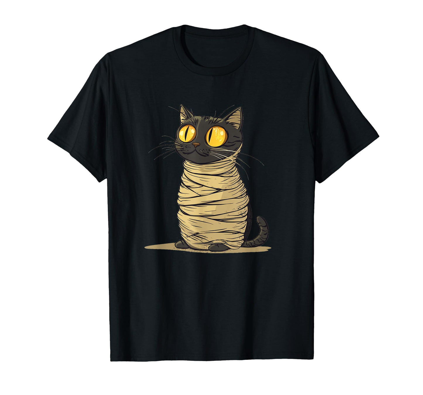 Wrapped and Ready with The Funniest Mummy Cat T-Shirt