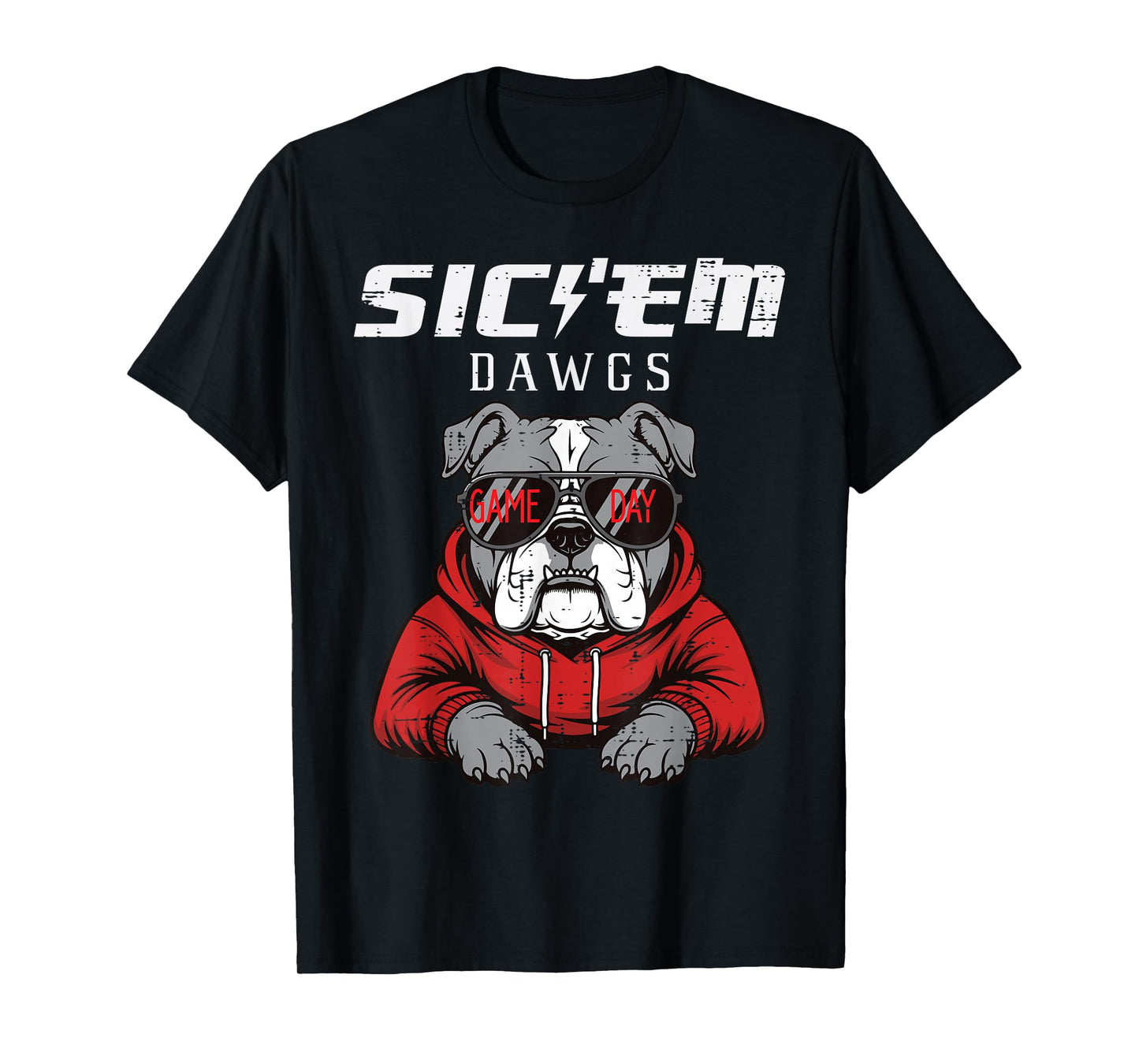 Bulldog Dawgs Women Kids Men Boys Girls Youth Teen T-Shirt