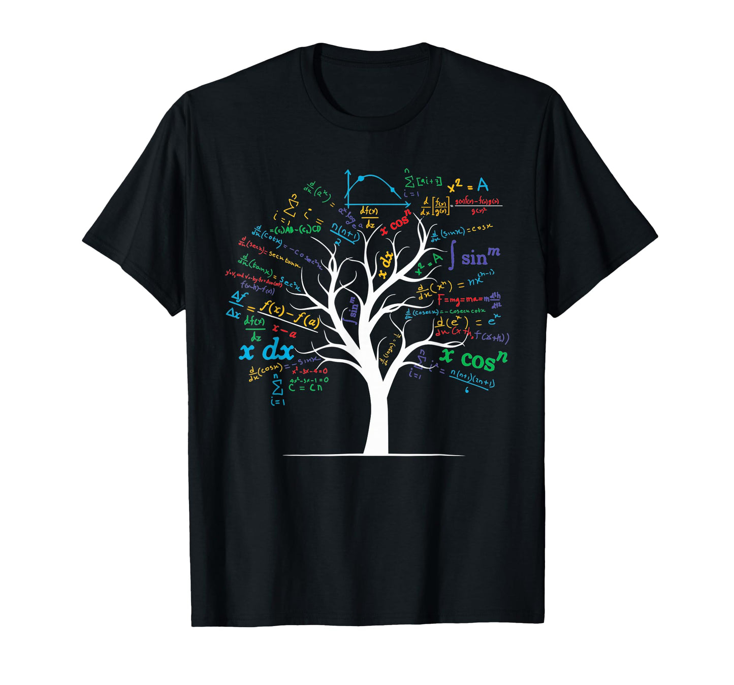 Funny AP Calculus Algebra Tree Math Teacher Nerd Geek T-Shirt