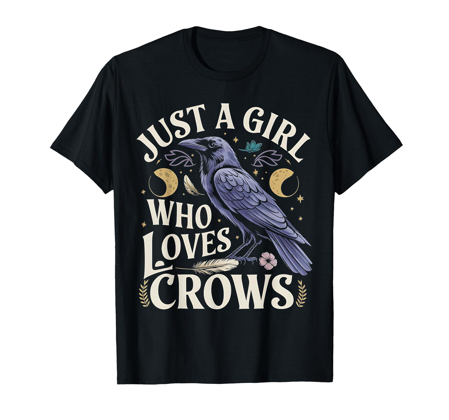 Just A Girl Who Loves Crows T-Shirt