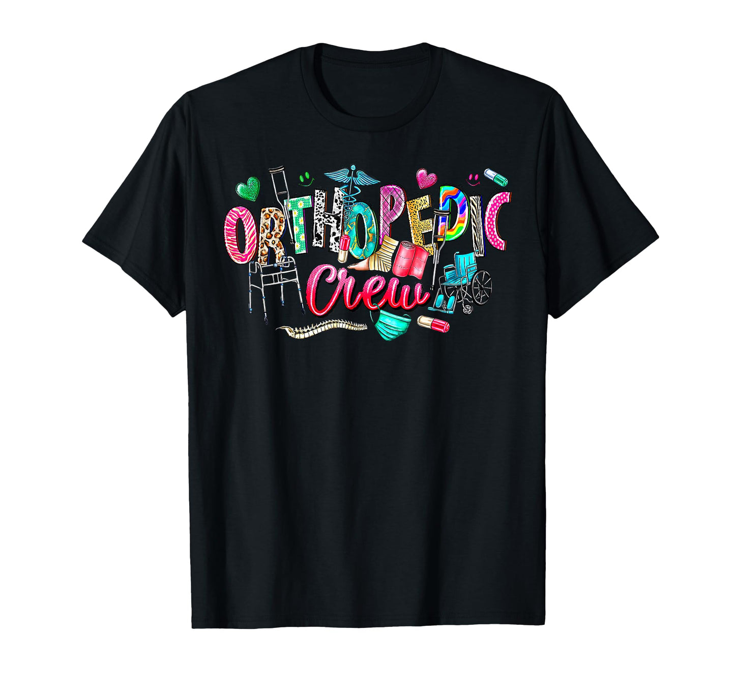 Retro Orthopedic Crew Surgeon Ortho Nurse RN Nursing Student T-Shirt