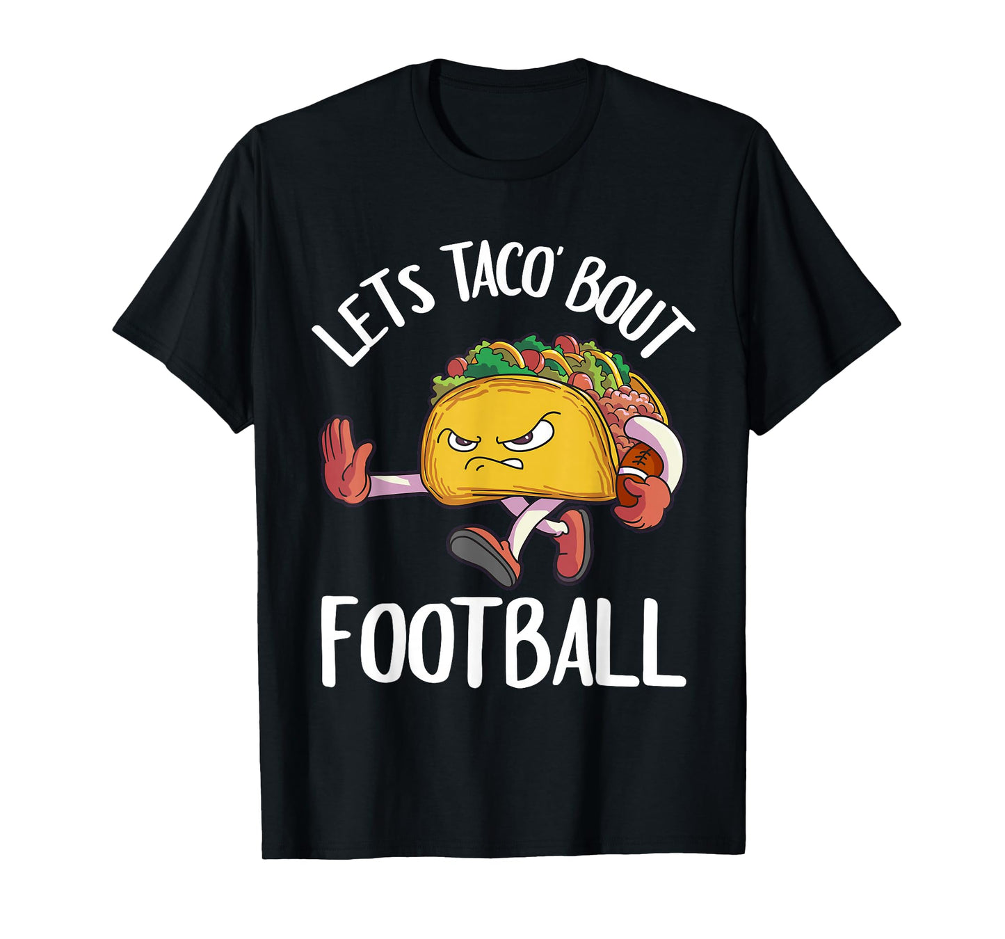 Funny American Football Shirt Kids Men Taco Lover Gift T-Shirt