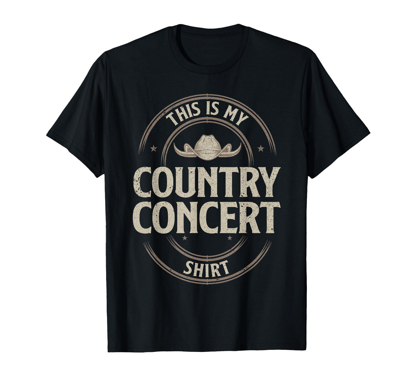 Cool Country Concert Art For Men Women Country Music Lover T-Shirt