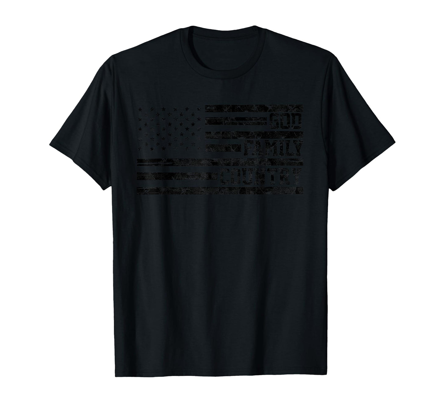 God Family Country Conservative Faith American Pride USA T-Shirt
