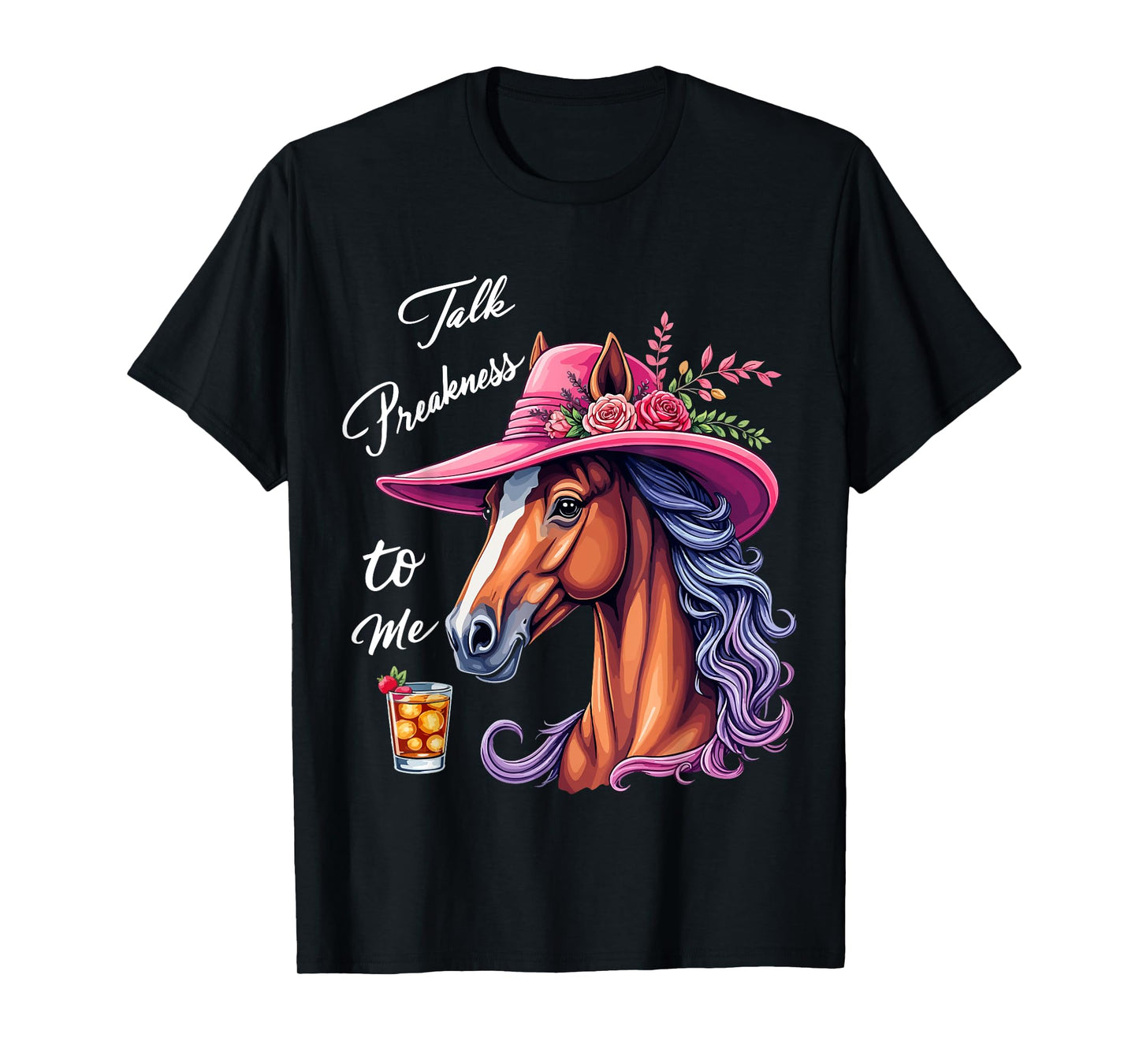 Talk Preakness To Me Funny Racing Horse T-Shirt