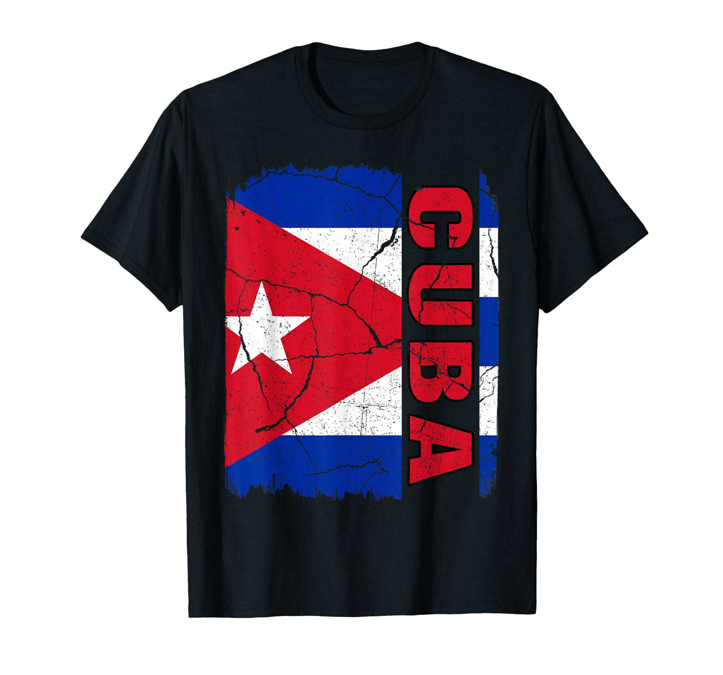 Vintage Cuban Flag Cuba Pride Roots Heritage Gift T-Shirt