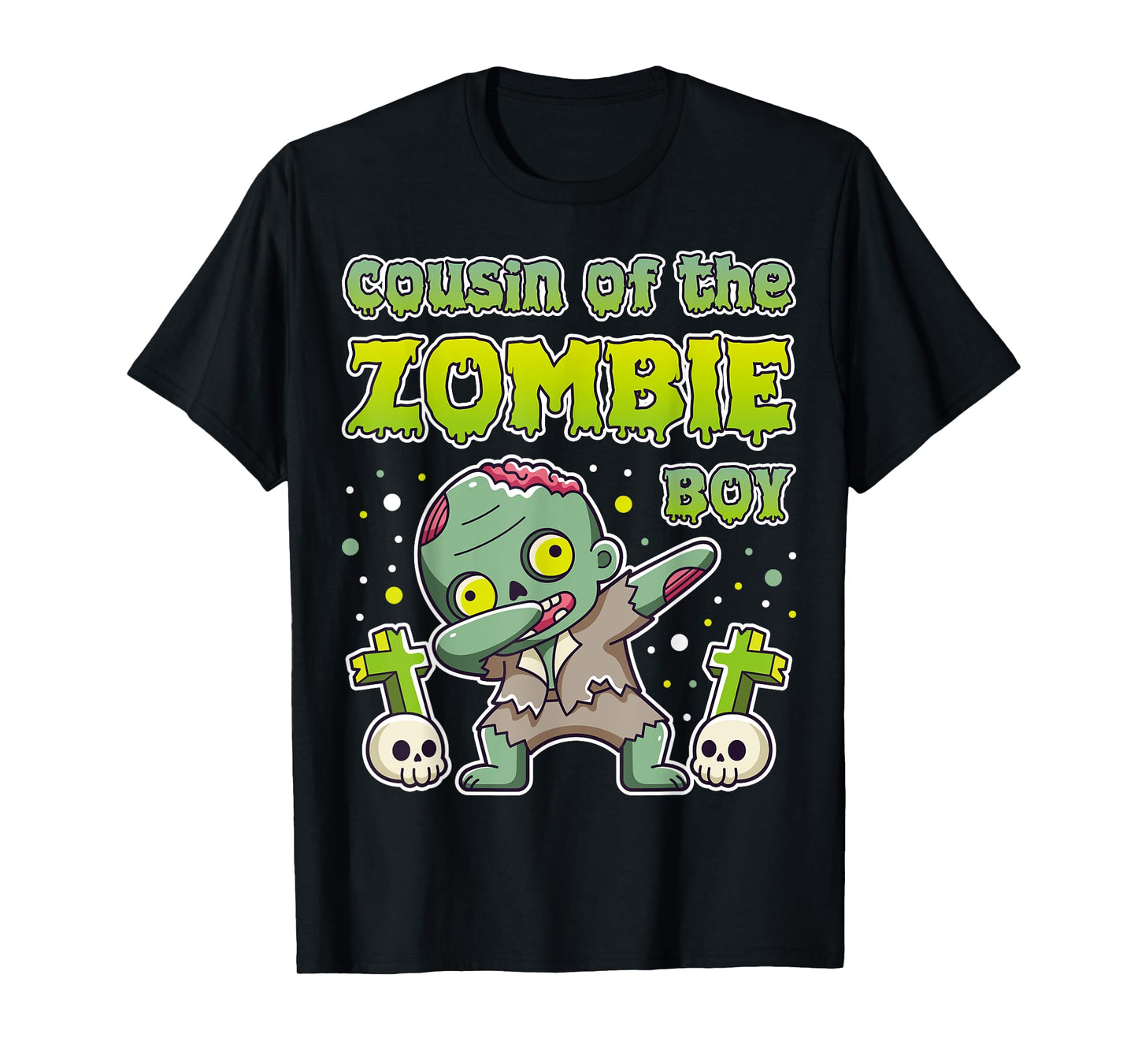 Cousin of the Zombie Boy Zombie Lover 9th Birthday Kid Party T-Shirt