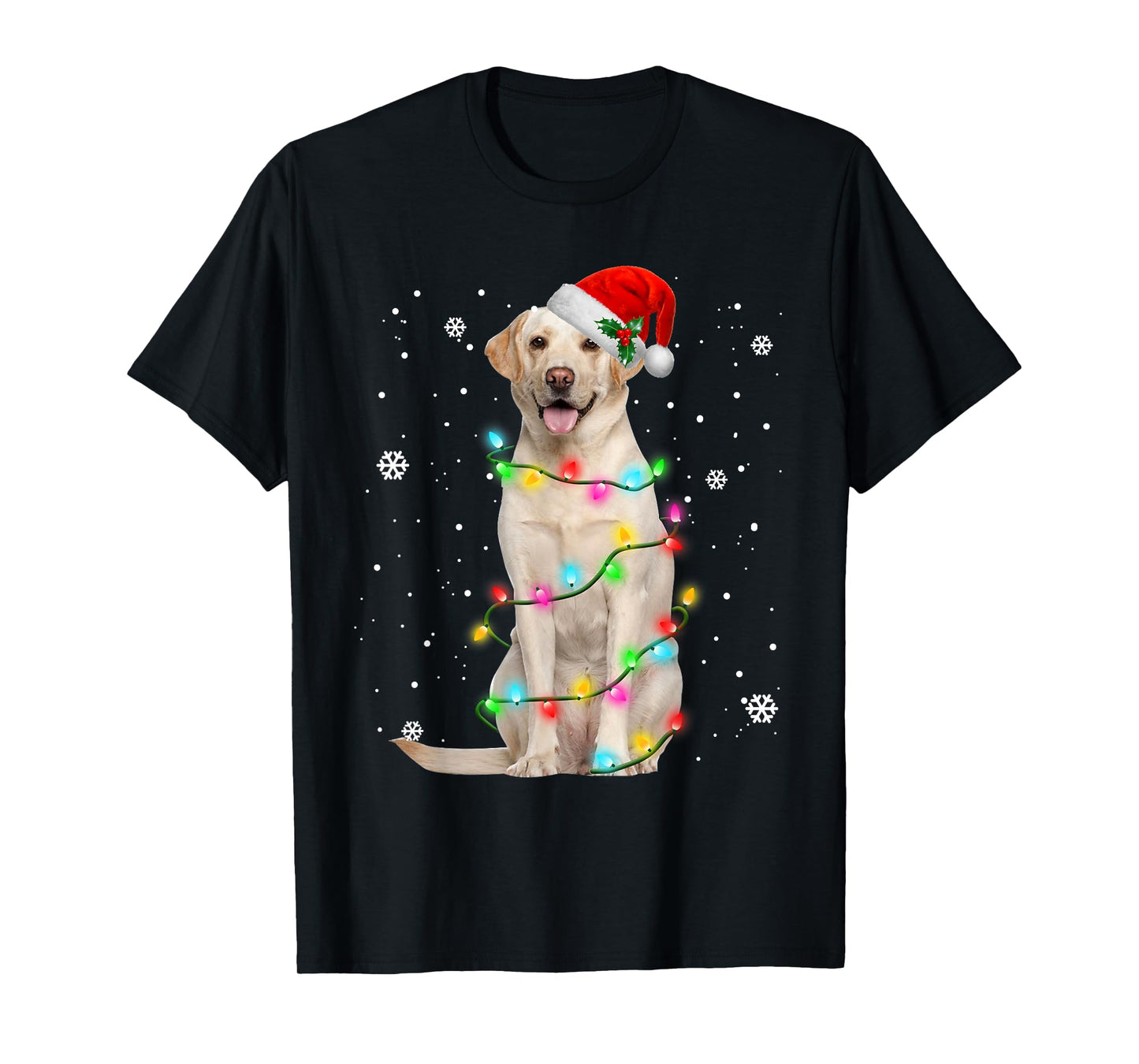 Labrador Retriever Dogs Tree Christmas Sweater Xmas Pet Dogs T-Shirt