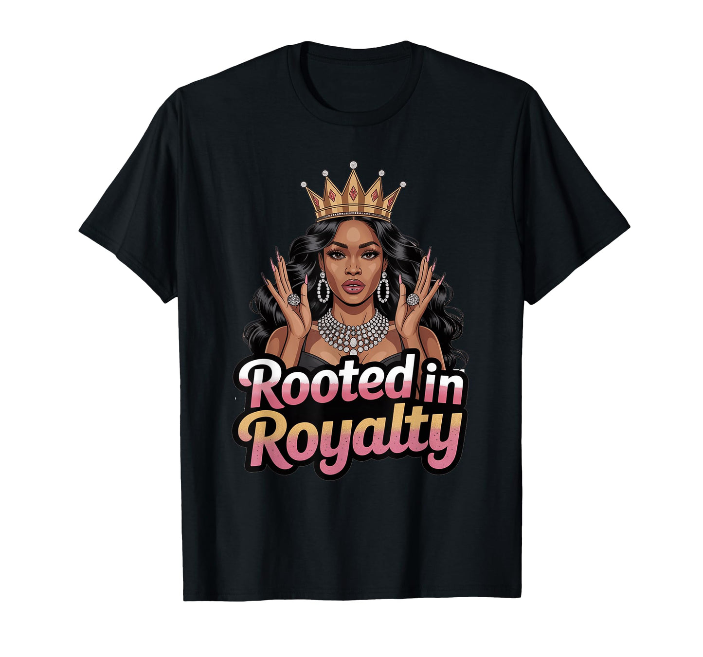 Black Queen Melanin History Juneteenth Pride Black Women T-Shirt