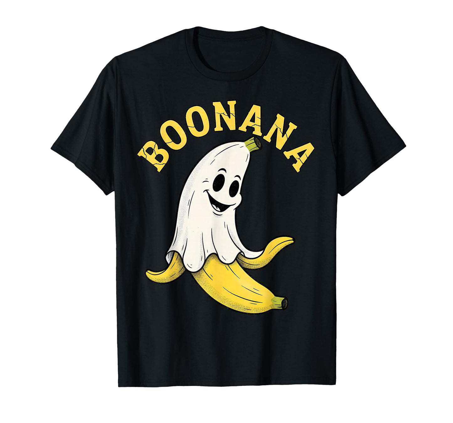 Funny Boonana Ghost Banana Halloween Pun Design T-Shirt