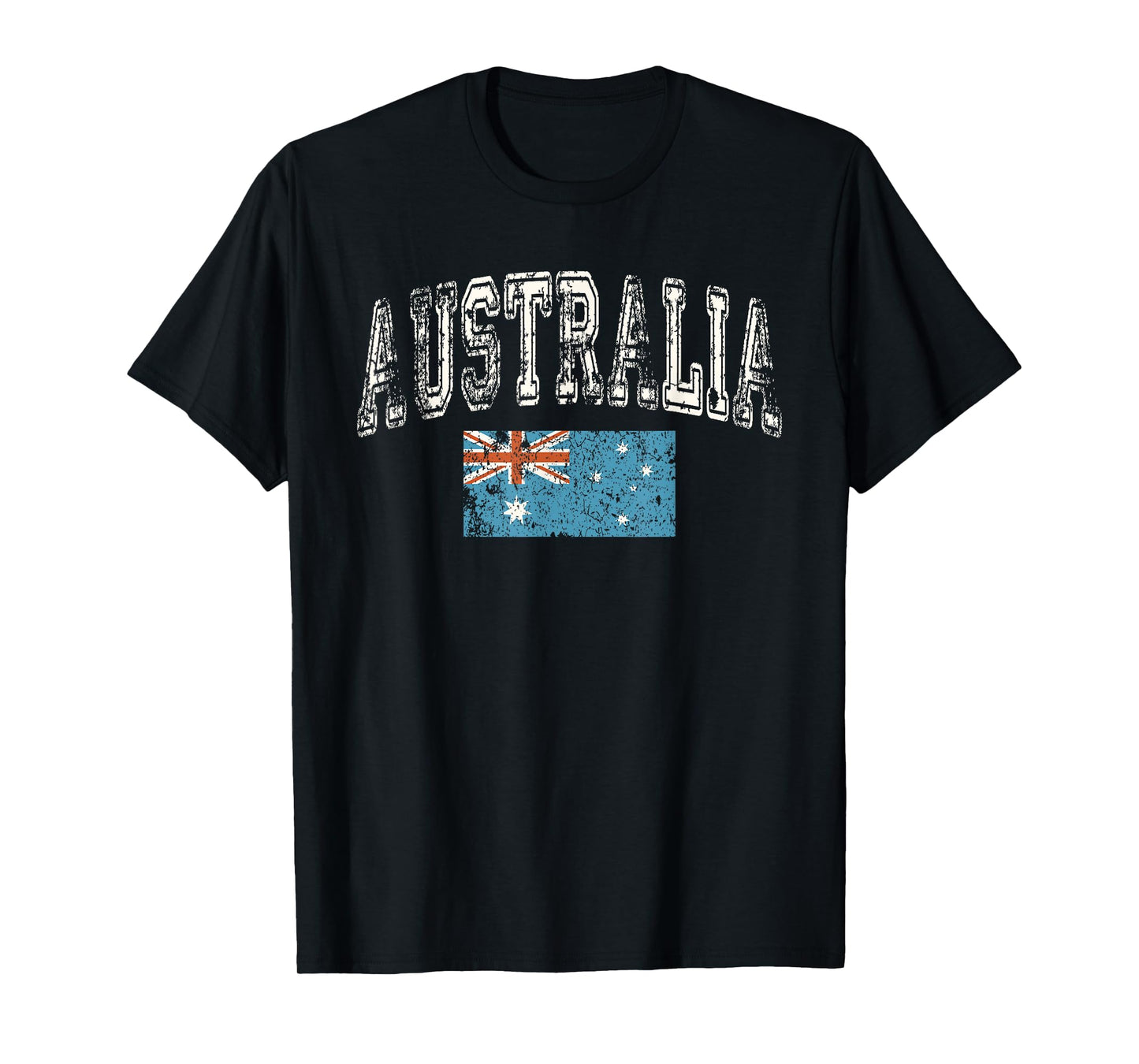 Vintage Retro Faded Australia Flag Australian Pride T-Shirt