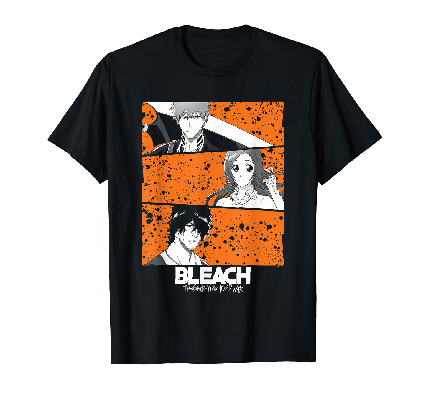 Bleach: Thousand Year Blood War Three Panel Characters Anime T-Shirt