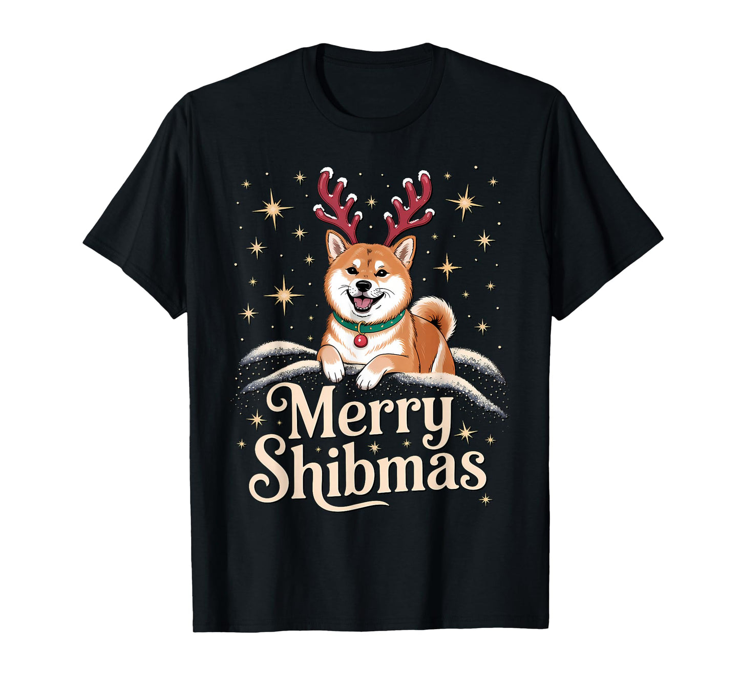 Merry Shibmas – Funny Shiba Inu Christmas T-Shirt