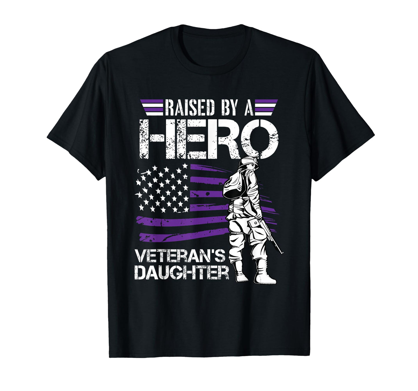 Veteran Daughter Month of The Military Child Army Kids T-Shirt Small