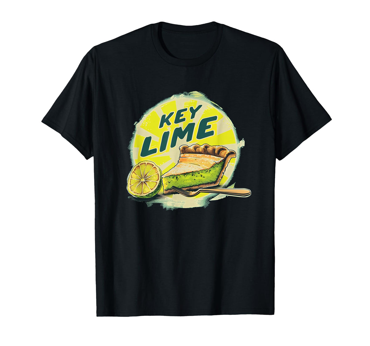 Pretty Presentation of Key Lime Pie for Dessert Enthusiasts T-Shirt