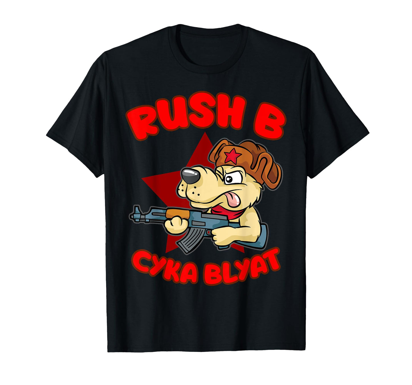 Rush B Cyka Blyat T-Shirt | Dog Men Women T-Shirt