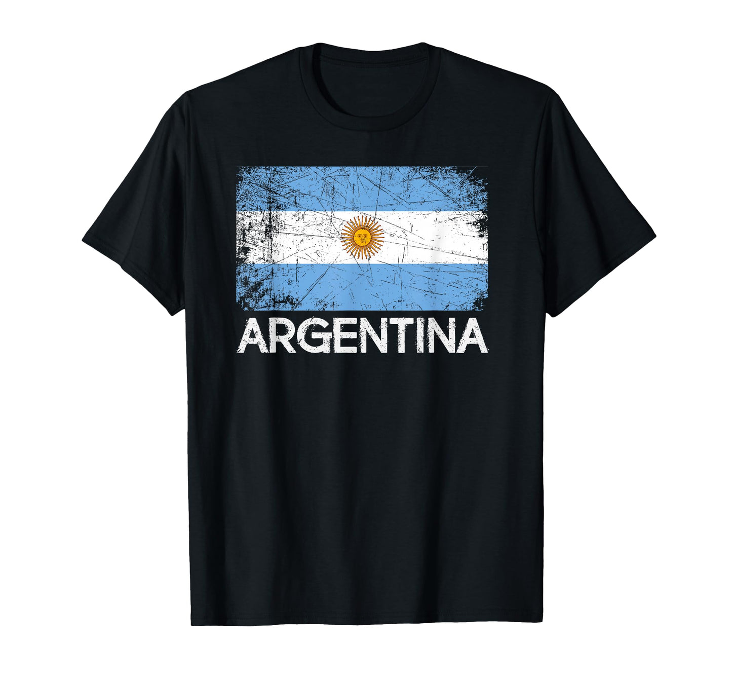 Argentinian Flag | Vintage Made In Argentina Gift T-Shirt