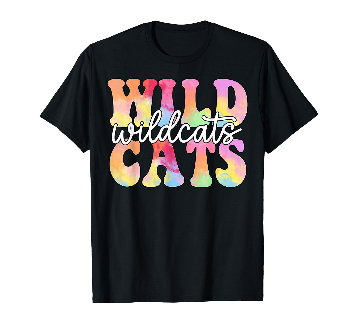 Wildcats School Tie-Dye T-Shirt