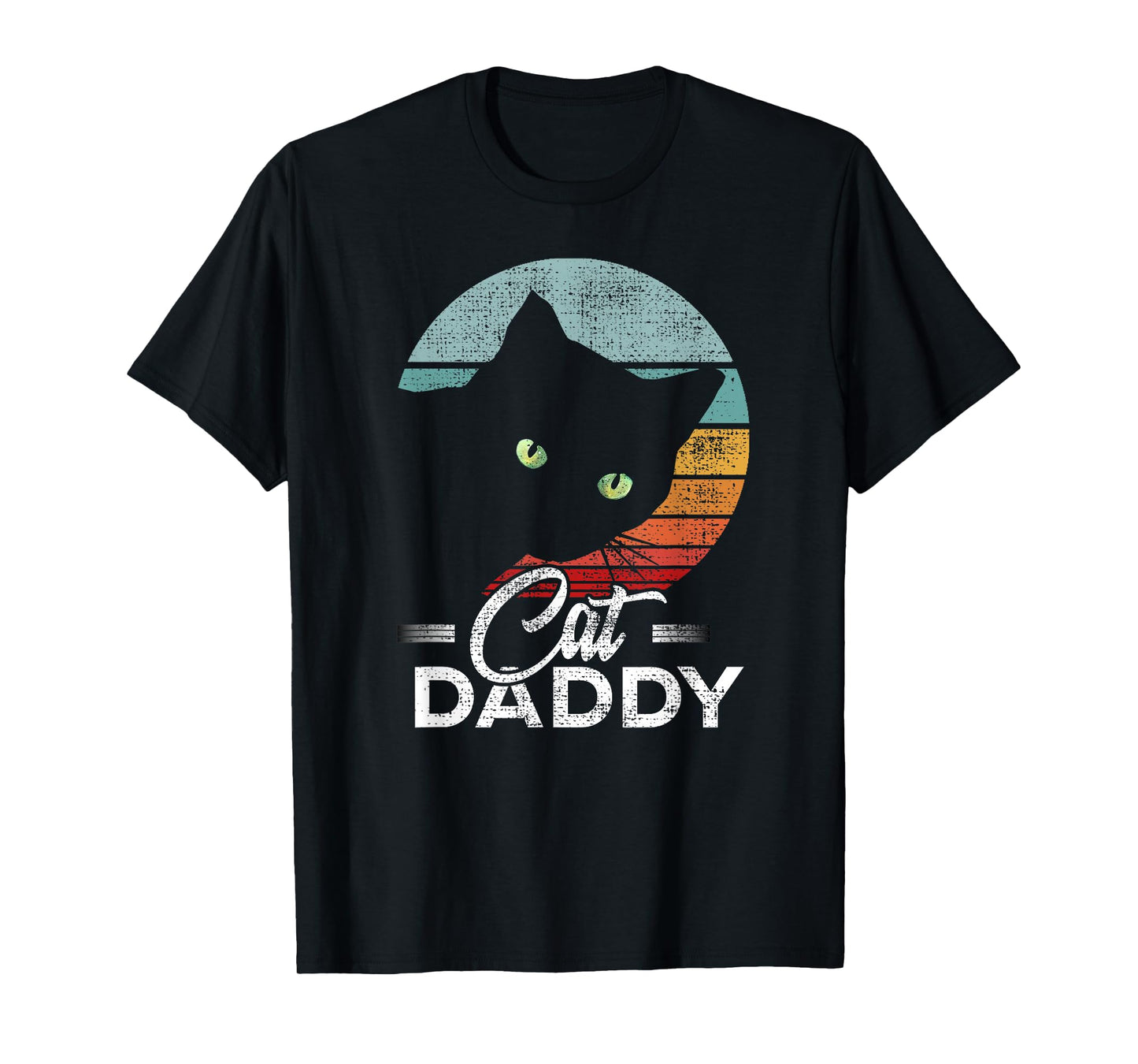 Best Cat Dad Daddy Ever Cat Lover Men T-Shirt