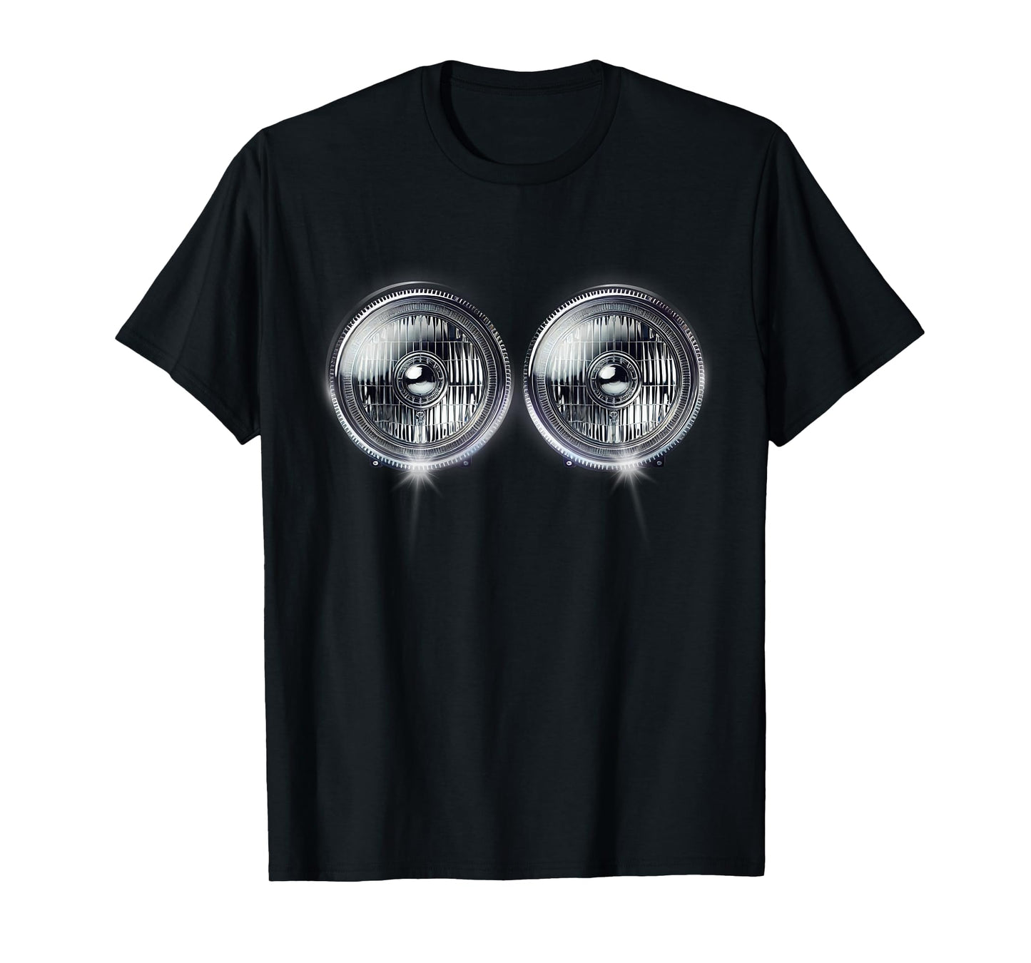 Headlights Funny Costume Tee Halloween T-Shirt