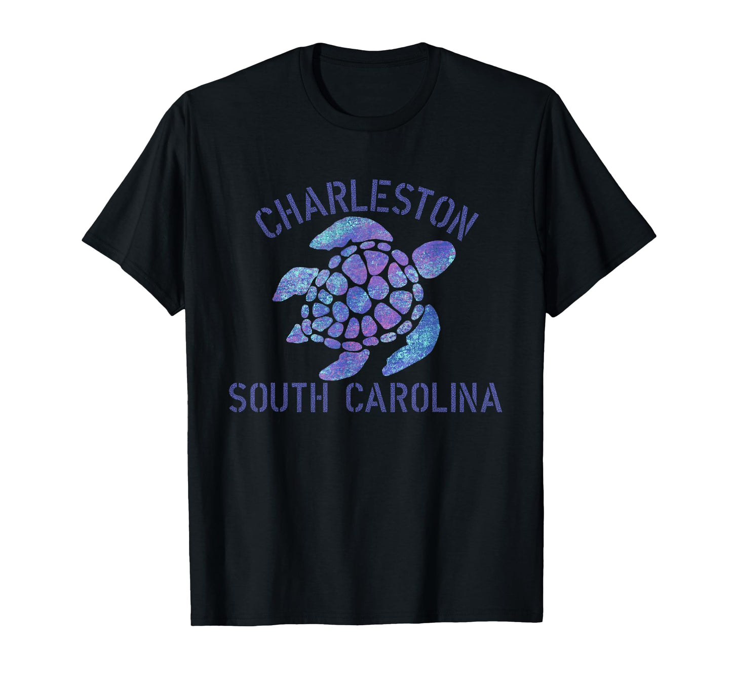 Charleston, SC Beach Design / Tribal Turtle Gift T-Shirt