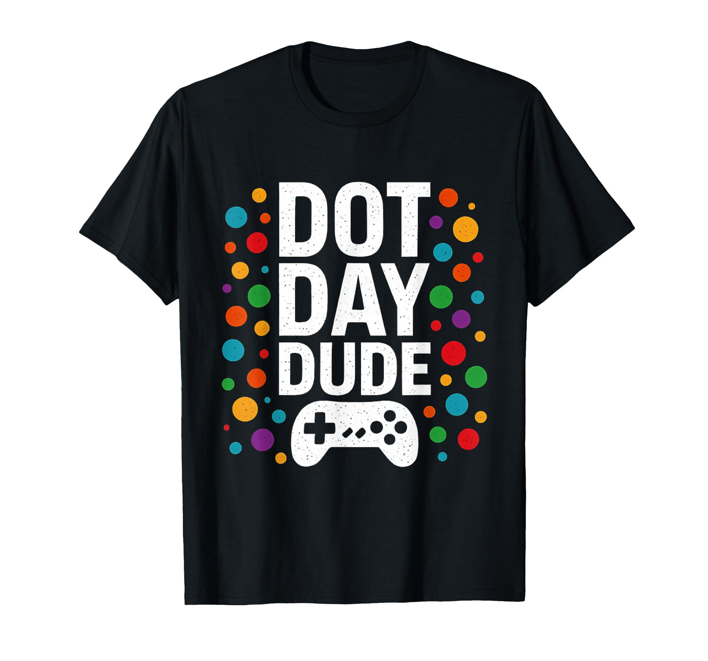 Dot Day Dude Colorful Kids Boys Toddler Polka Dots T-Shirt