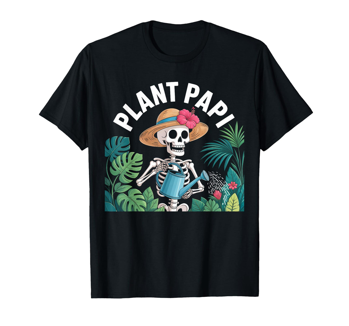 Happy Halloween Plant Papi Daddy Gardener T-Shirt