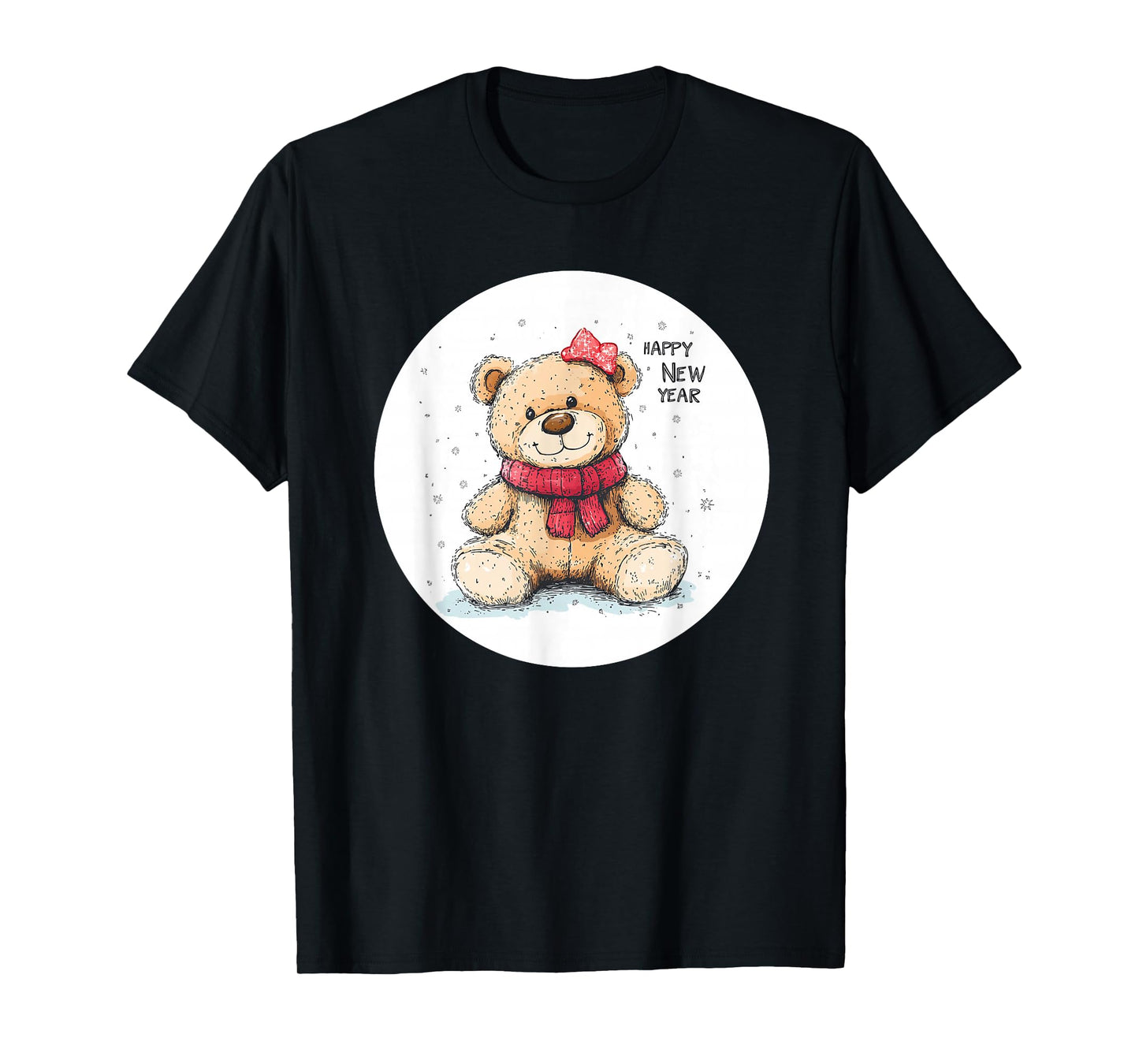 Awesome New Year Teddy Costume for Eve and Bears Lovers T-Shirt