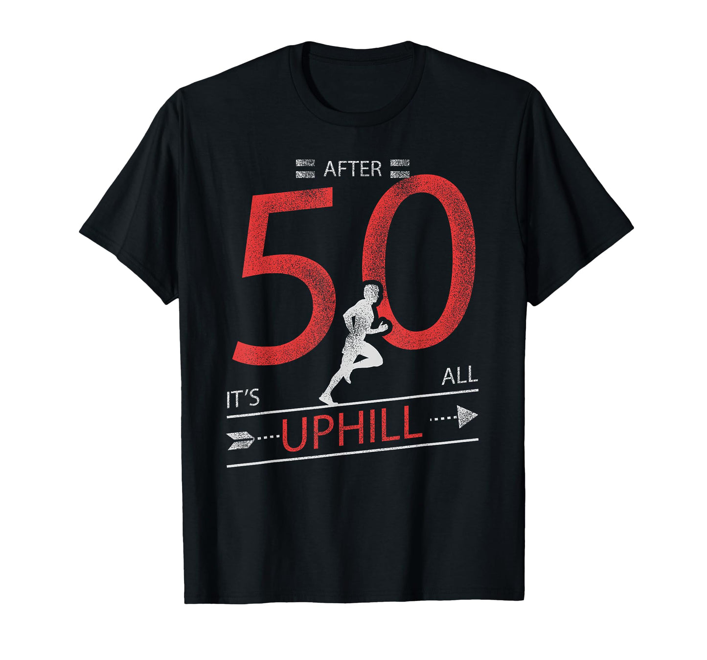 Funny Running T shirt 50 years old 50th Birthday Gift Tee