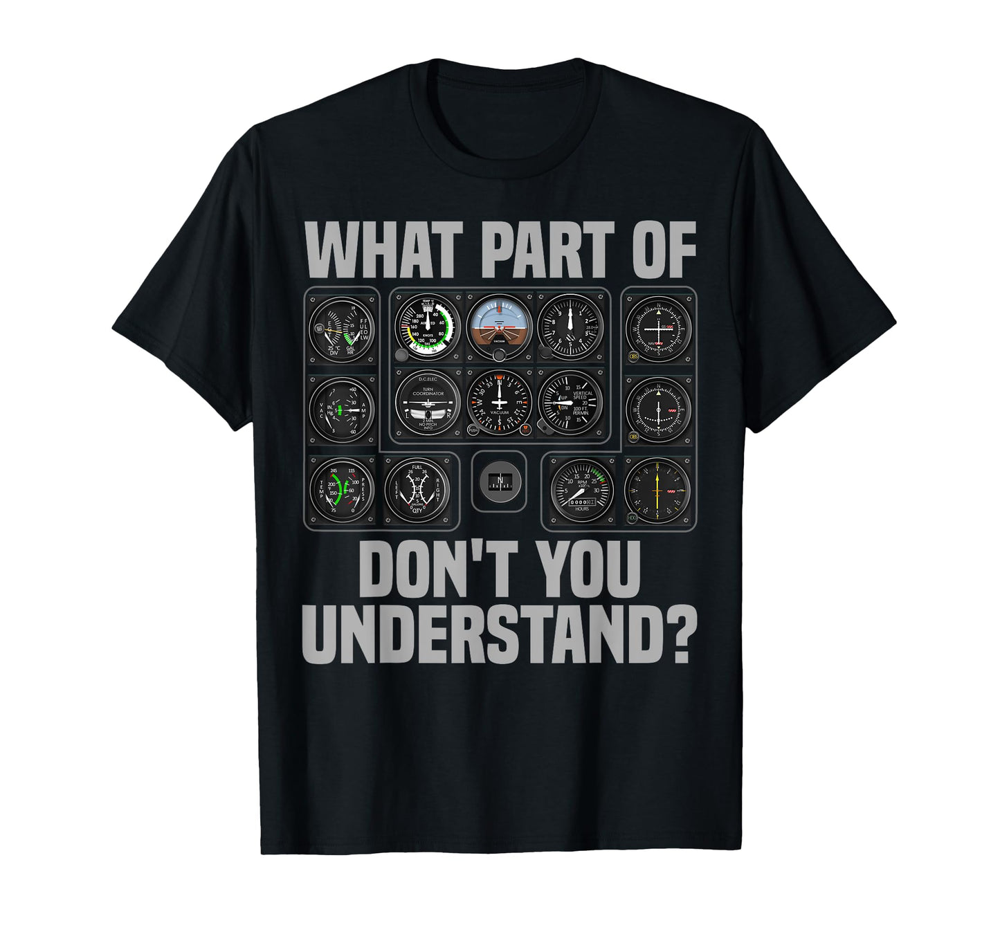Funny Pilot Design For Men Women Airplane Airline Pilot T-Shirt